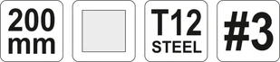 Yato PILNIK DO METALU KWADRATOWY 200MM #3 YT-62244 YT-62244 - Pilniki Yato PILNIK DO METALU KWADRATOWY 200MM #3 YT-62244 YT-62244 - Pilniki - miniaturka - grafika 2