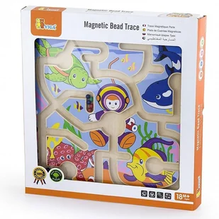 Viga Toys Viga Labirynt Magnetyczny Drewniany Tor Nurek - Zabawki interaktywne dla dzieci - miniaturka - grafika 9