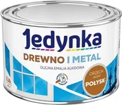Farby do metalu - Jedynka Emalia alkidowa orzech jasny 0 36 l - miniaturka - grafika 1