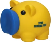 Skarbonki - Skarbonka Świnka Stop Smoking Fund żółta 882315 - miniaturka - grafika 1