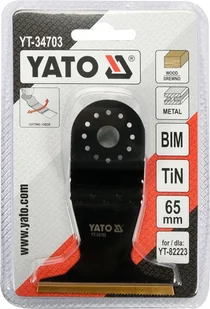 Yato BRZESZCZOT BIM-TIN DO NARZĘDZIA WIELOFUNKCYJNEGO YT-82223 DŁ 90MM SZER 65MM - Brzeszczoty - miniaturka - grafika 3
