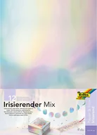 Zabawki kreatywne - Folia Materiał (12 szt.) w kolorze srebrnym ze wzorem - 35 x 25 cm - miniaturka - grafika 1