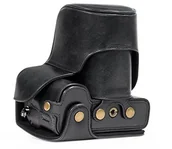 Akcesoria fotograficzne - MegaGear megagear "" prawdziwej skóry torba na aparat  łatwe do zainstalowania, gotowe do statywu i akcesoria do pracy w firmie  kompatybilny z SONY Alpha A7S II obwodowej, A7r II, A7 II |28  70 MM |  MG1126 - miniaturka - grafika 1