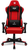 Fotele gamingowe - IMBA PRIEST (TKANINA) czerwony - miniaturka - grafika 1