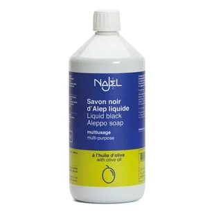 Najel CZARNE MYDŁO GOSPODARCZE ALEPPO W PŁYNIE- WIELOFUNKCYJNE 1000ml naj79 - Toniki i hydrolaty do twarzy - miniaturka - grafika 4