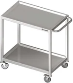 Wózki na żywność - Stalgast Wózek dwupółkowy 900x600x850 mm 982006090 - miniaturka - grafika 1