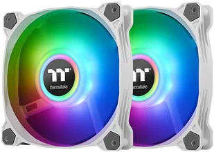 Thermaltake Pure Duo 12 ARGB Sync Radiator Fan case fan white transparent set of 2 1x controller CL-F097-PL12SW-A - Chłodzenie procesora - miniaturka - grafika 2