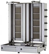 Piece, kotły  i płyty grzejne gastronomiczne - Resto Quality Gyros | opiekacz gazowy do kebaba podwójny | wsad 160kg KLG225-T KLG225-T - miniaturka - grafika 1