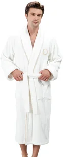 Soft Cotton Męski szlafrok SEHZADE XXL Śmietankowy / złoty haft 2828 - Szlafroki męskie Soft Cotton Męski szlafrok SEHZADE XXL Śmietankowy / złoty haft 2828 - Szlafroki męskie - miniaturka - grafika 1