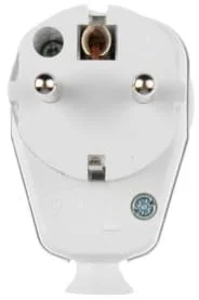 PCE Wtyczka kątowa z wyłącznikiem 10/16A 2P+Z UNI-SCHUKO IP20 biała 9002215 9002215 - Gniazdka elektryczne - miniaturka - grafika 5