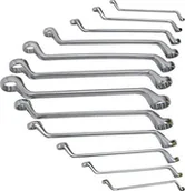 Klucze i nasadki - BGS zestaw podwójny klucz oczkowy, odsadzony 75 stopni, 6  32 MM, 12-częściowy, 1 sztuki, 30200 - miniaturka - grafika 1