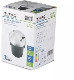 V-tac Oprawa Gruntowa IP67 MR16/GU5.3 12V 2-stronna VT-7678-2 - Lampy ogrodowe - miniaturka - grafika 3
