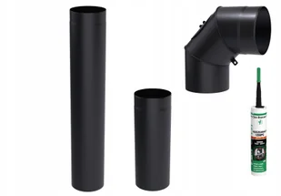 Kratki.pl PL PL Kolano ruchome 90 stopni KS130/90/R - Akcesoria kominkowe - miniaturka - grafika 2