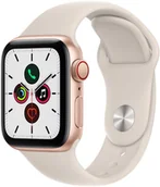 Smartwatch - Apple Watch SE Cellular 40mm Gold Aluminium Case with Starlight Sport Band Beżowy - miniaturka - grafika 1