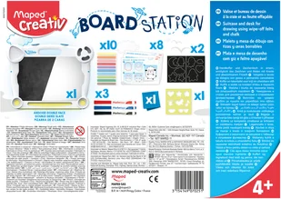Maped Walizka rysunkowa z tablicą i z kredą Maped Creativ - Tablice dla dzieci - miniaturka - grafika 9