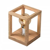 Lampy stojące - SpotLight Kago lampka stołowa 1-punktowa dąb olejowany/chrom 7158174 7158174 - miniaturka - grafika 1