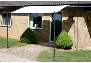 Zadaszenie ogrodowe, tkanina, kolor kremowy - Altany ogrodowe - miniaturka - grafika 9