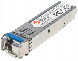 Intellinet Moduł nadawczo-odbiorczy Mini GBIC/SFP 1000Base-LX 507509 - Wtyczki i adaptery - miniaturka - grafika 3