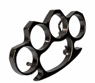 PolskaGalanteria.pl Klamra Do Paska Sprzączka Pełna Blaszka Z Bolczykiem 40 mm Metalowa Solidna KBOL40/54 " KASTET CZARNY" - Paski - miniaturka - grafika 4