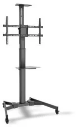Digitus Stojak mobilny pojedynczy z półką 1xLCD max 70" max 50kg VESA max 600x400 DA-90370 - Uchwyty do telewizora - miniaturka - grafika 2