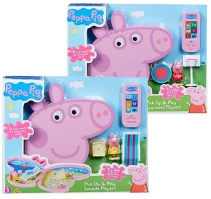 Tm Toys Peppa zestaw do zabawy - walizeczka - Figurki dla dzieci - miniaturka - grafika 2