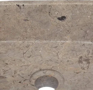 vidaXL Lumarko Umywalka, szara, 30x 30 x 13 cm, marmurowa! 149176 - Umywalki - miniaturka - grafika 5