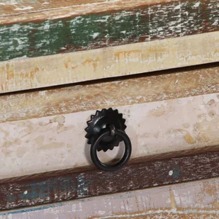 vidaXL Stolik typu konsola, 120x40x75 cm, lite drewno z odzysku - Konsole i sekretarzyki - miniaturka - grafika 2