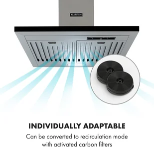 Klarstein Galina Americana (TK15CH-Galina-A) - Okapy kuchenne - miniaturka - grafika 8