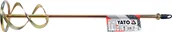 Mieszadła - Yato Mieszadło spiralne podwójne 120x600mm uchwyt M-14 YT-5503 - miniaturka - grafika 1