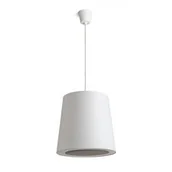 Lampy sufitowe - Redlux lampa wisząca Pollock E27 biała/jasnoszara R13280 - miniaturka - grafika 1
