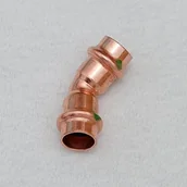 Rury - Viega Profesjonalny łuk przelotowy 45 ° do wody pitnej - miniaturka - grafika 1