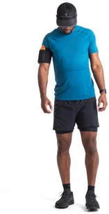 RONHILL RONHILL Koszulka biegowa męska TECH MARATHON SS TEE niebieska - Koszulki sportowe męskie - miniaturka - grafika 3