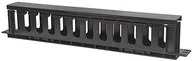 Akcesoria do serwerów - Intellinet Cable Management do szafek 48,3 cm 19" 1 HE, czarny 714679 - miniaturka - grafika 1