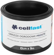 Ogrodzenia - CELLFAST Obrzeże ogrodowe proste 10cm x 9m czarne CEN-66970 - miniaturka - grafika 1