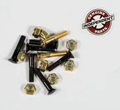 Deski snowboardowe - INDEPENDENT śrubki montażowe INDEPENDENT 1inch PHILLIPS HARDWARE Black/Gold - miniaturka - grafika 1