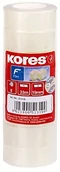 Taśmy klejące - Kores Tape Tower, 33 m X 19 MM, 8 rolki, przezroczysty 51319 - miniaturka - grafika 1