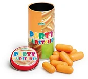 Zabawki AGD - Erzi impreza kiełbasek w drewno, puszka, kiełbasek, kiełbasek, do gry z drewna, wysokość 9,2 cm, średnica 4,8 cm, brązowa - miniaturka - grafika 1