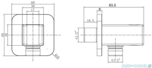 Omnires Parma system wannowy podtynkowy czarny SYSPMW01BL - Baterie podtynkowe - miniaturka - grafika 5