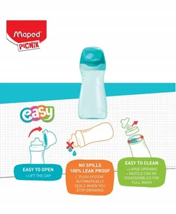 Butelka Bidon na Wodę 430ml Maped 871502 8636890272 - Shakery i bidony sportowe - miniaturka - grafika 3