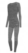 Bielizna sportowa damska - Viking BIELIZNA DAMSKA PETRA 532108 GREY 532108 - miniaturka - grafika 1