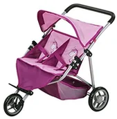 Wózki dla lalek - KNORRTOYS.COM Knorrtoys 16774  Tandem twins Buggy Duo  UMA.Produkt jednorożec - miniaturka - grafika 1