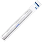Linijki, ekierki - Staedtler 563 30 Mars przewodnikiem metalowym linijka, 30 cm, srebrny 563 30 - miniaturka - grafika 1