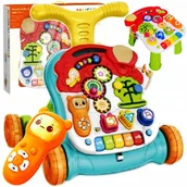 Pchacze - Chodzik Pchacz Stolik Interaktywny Edukacyjny 5w1 - miniaturka - grafika 1