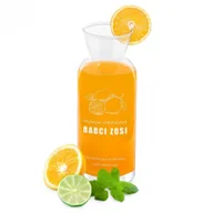 Karafki - Murrano Karafka szklana na lemoniadę grawer dla babci KARW-021 - miniaturka - grafika 1