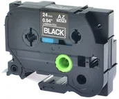 Papier do drukarek - Brother Taśma zamiennik TZ-S355 / TZe-S355 24mm x 8m mocno klejący, biały druk / biały podkład - miniaturka - grafika 1