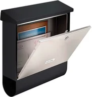 Skrzynki na listy - BURG-WÄCHTER Skrzynka na listy London-Set 68670 B+S, stalowa, srebrna BURG-WÄCHTER - miniaturka - grafika 1