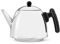 Zaparzacze i kawiarki - Bredemeijer Dzbanek do herbaty o podwójnych ściankach Duet Classic błyszczące czarne okucia ze stali nierdzewnej 1,2 LTR. 1310Z - miniaturka - grafika 1
