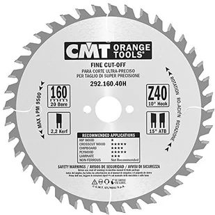 CMT Piła HM 160x20x2,6/1,6 Z=40 292.160.40H - Tarcze do pił - miniaturka - grafika 3