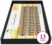 Sztuczne rzęsy i akcesoria - Nesura Rzęsy Kępki Jedwabne Gęste 13mm x60 - miniaturka - grafika 1