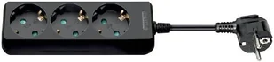 Wentronic pojemniki na wtyk listwy (3 X Schuko zabezpieczenie przed dziećmi) 1,5 m Czarny 4040849512957 - Kable Wentronic pojemniki na wtyk listwy (3 X Schuko zabezpieczenie przed dziećmi) 1,5 m Czarny 4040849512957 - Kable - miniaturka - grafika 1